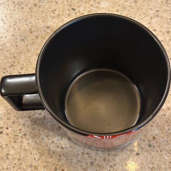 Starbucks Coffee Co. Christmas Ornament Black, Red, White 14 Oz. Cup Mug ~ 2016 - Picture 8 of 15